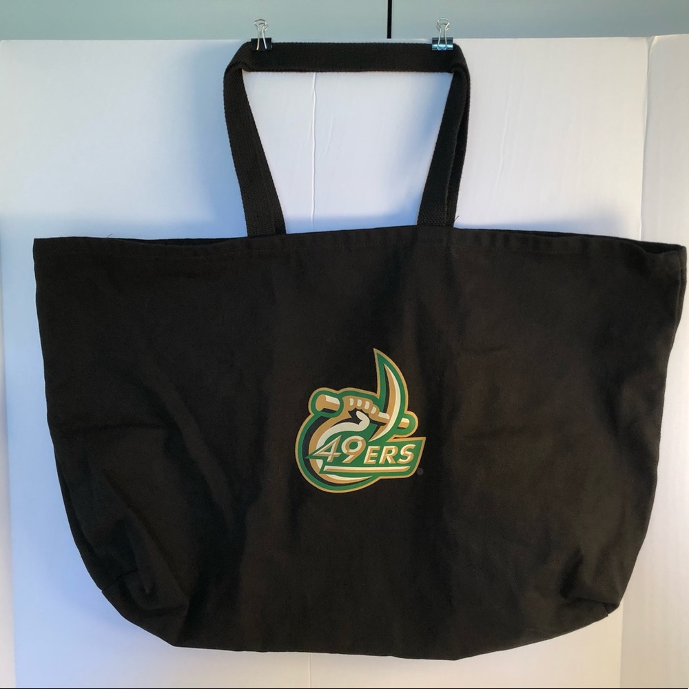 UNC Charlotte 49ers Black Tote Bag